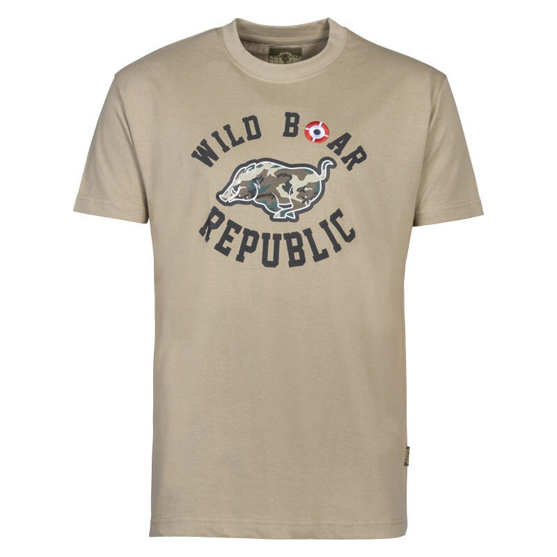 T-shirt sanglier courant PERCUSSION Wild Boar Republic
