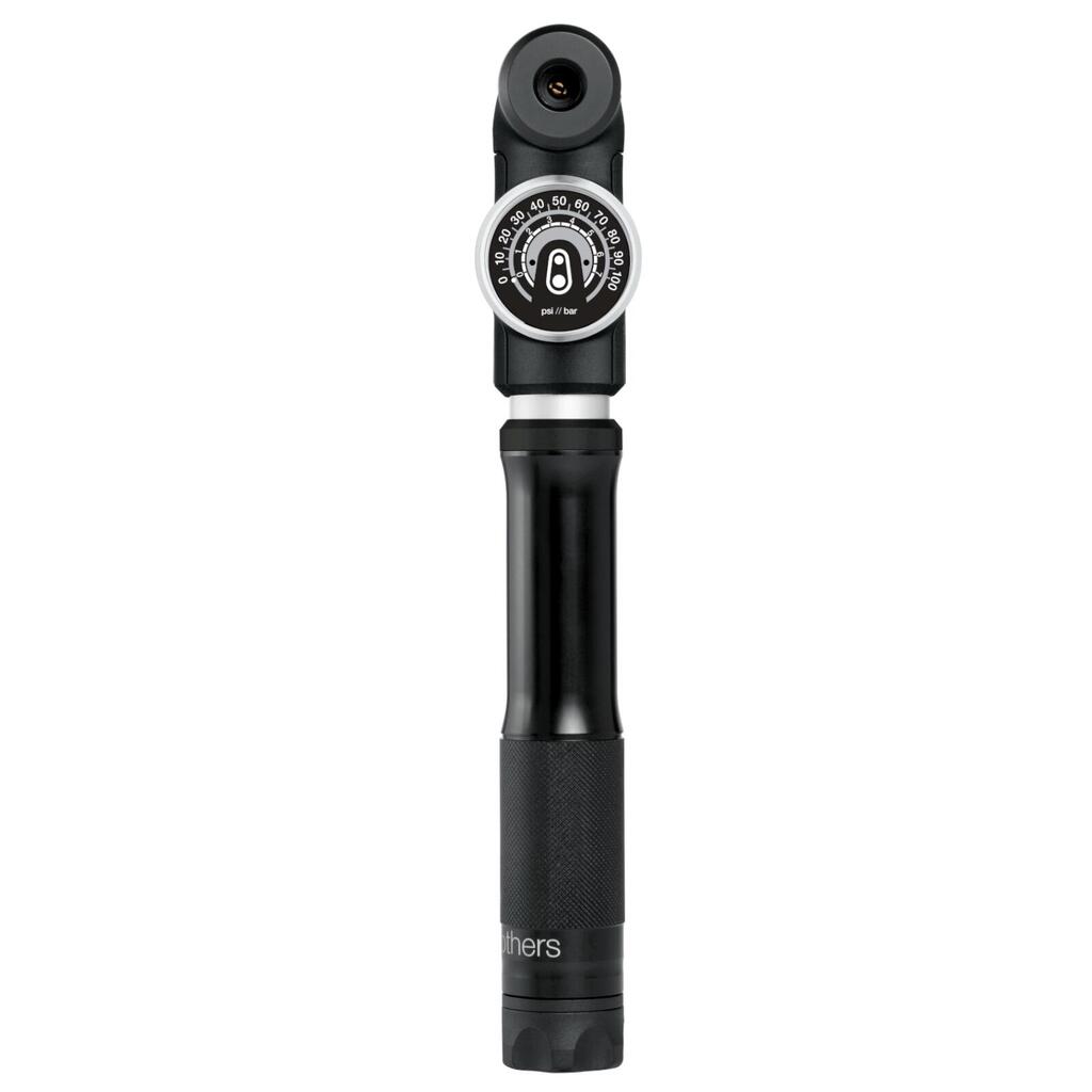 Crankbrothers Pump Sterling Small - With Gauge Midnight Edition