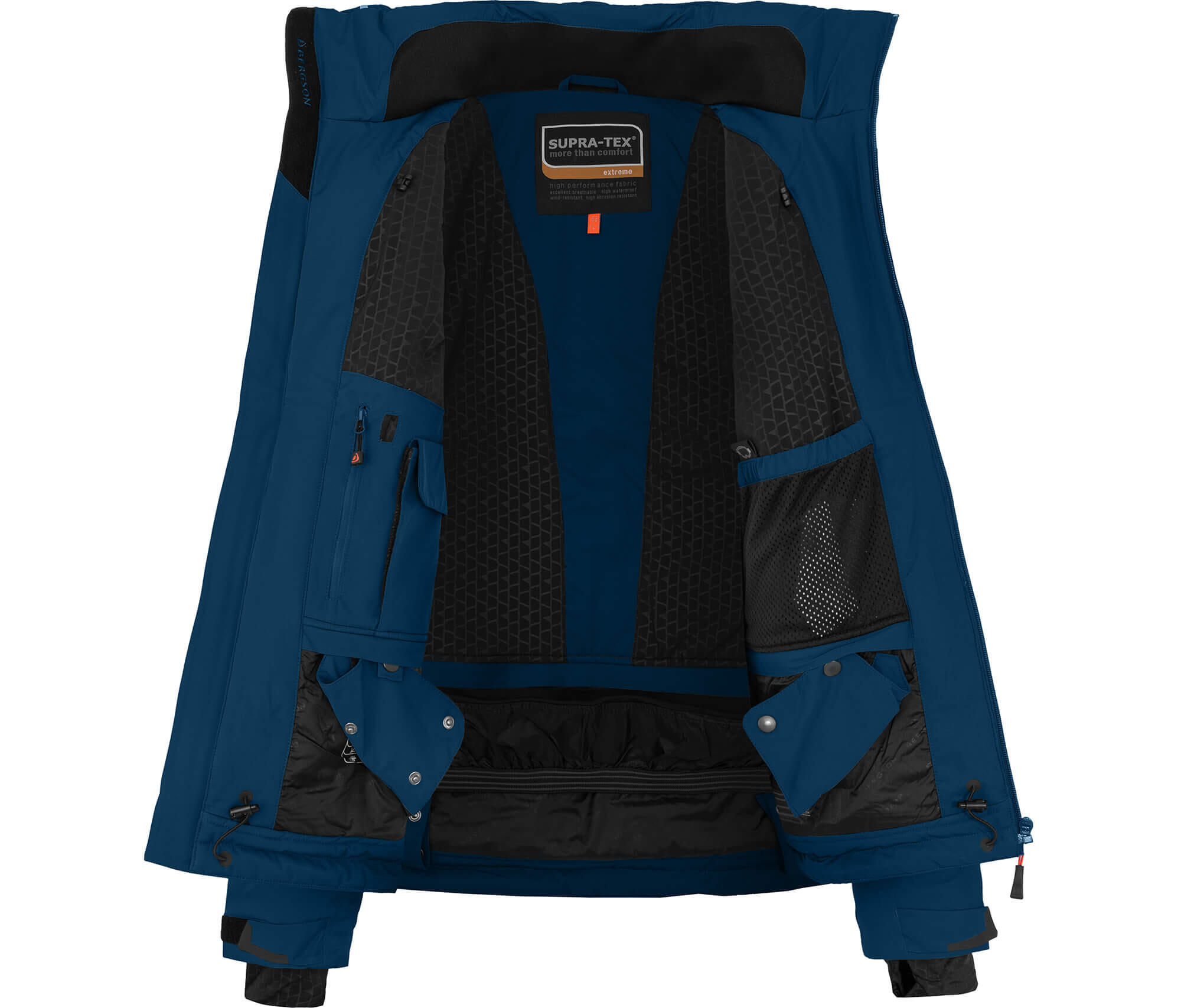Skijacke & Outdoorjacke unwattiert, 20000 mm Wassersäule Blau 4/6