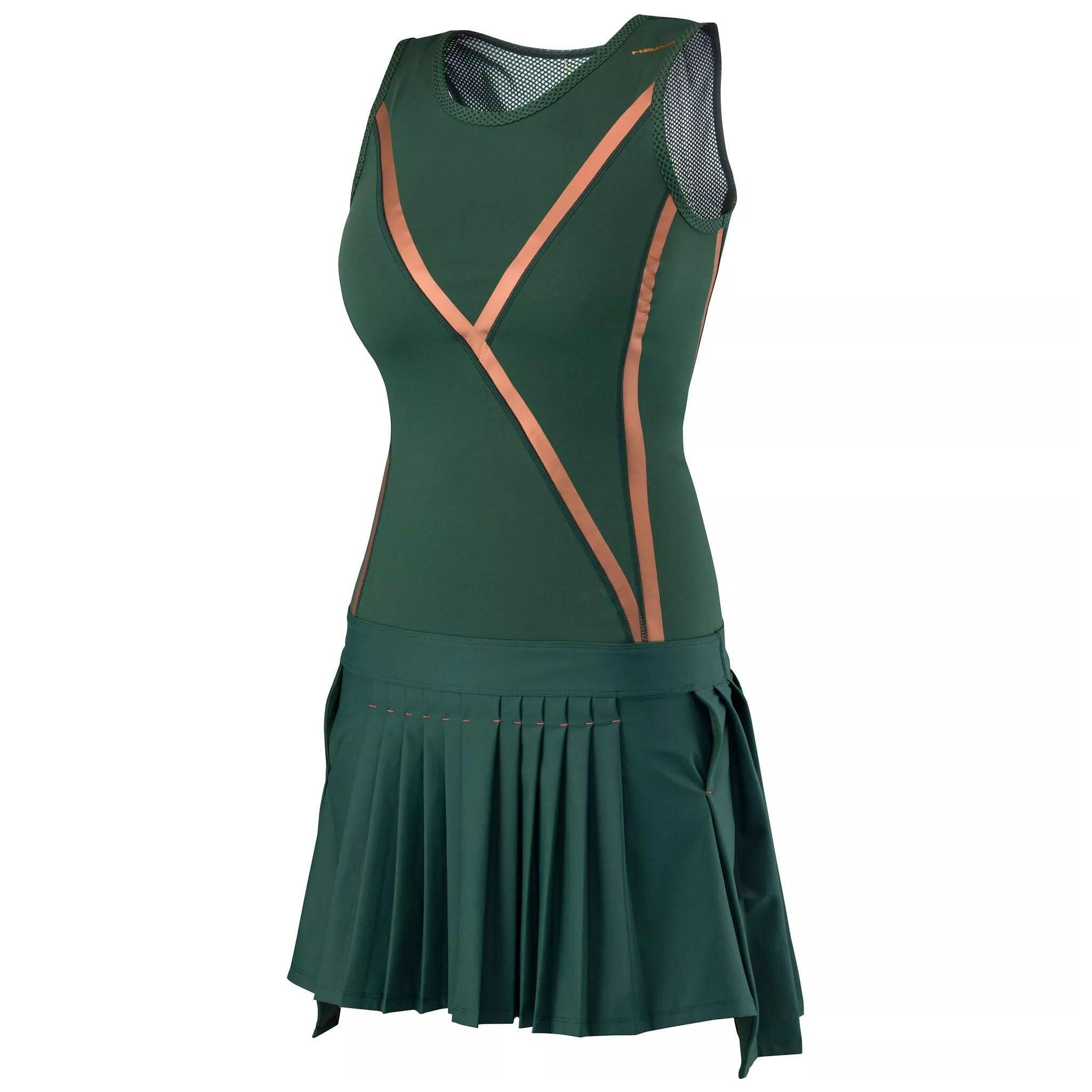 HEAD Head Performance CT Womens Green Tennis Dress