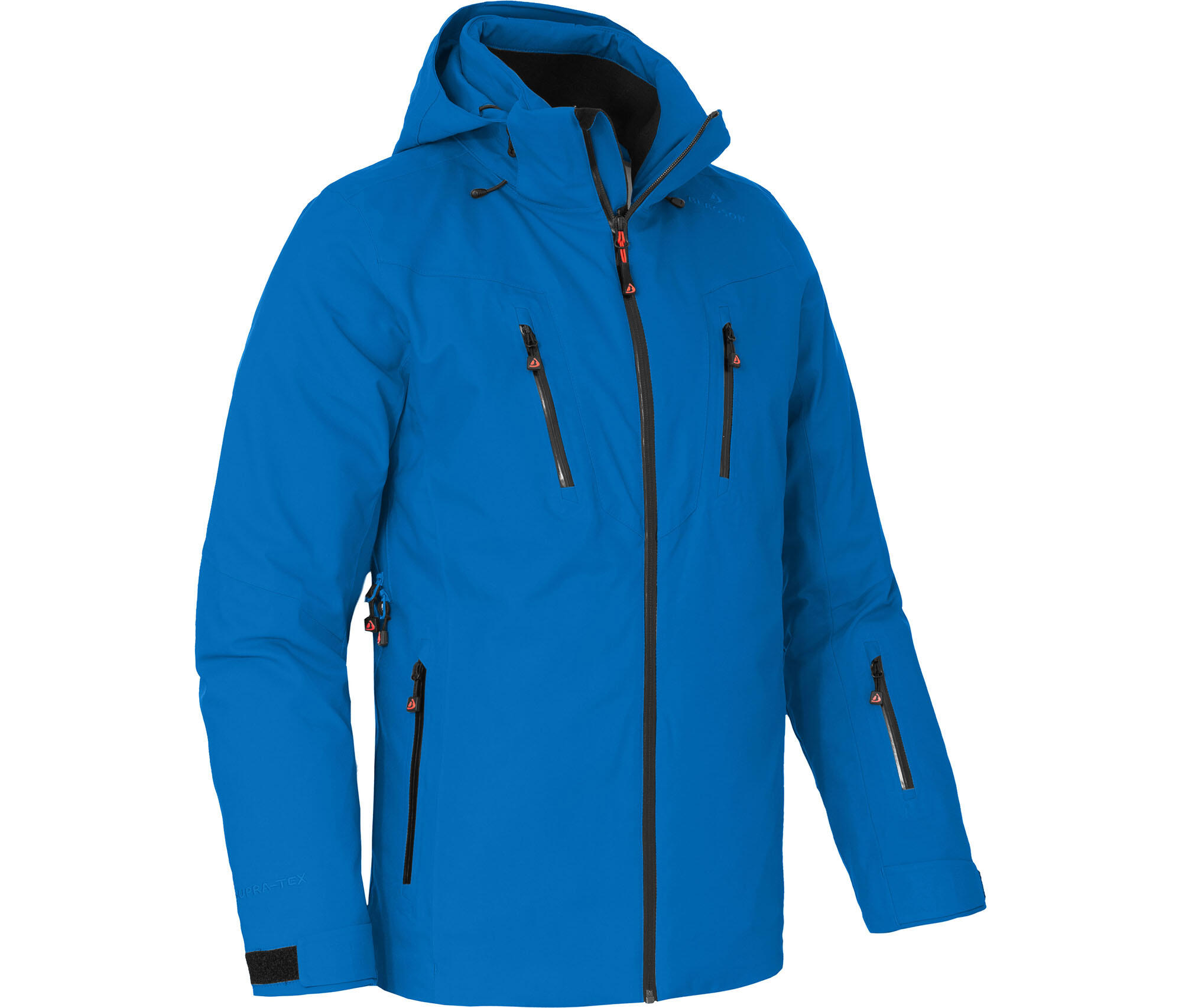 Herren Skijacke & Winterjacke wattiert 20000 mm Wassersäule blau 2/6