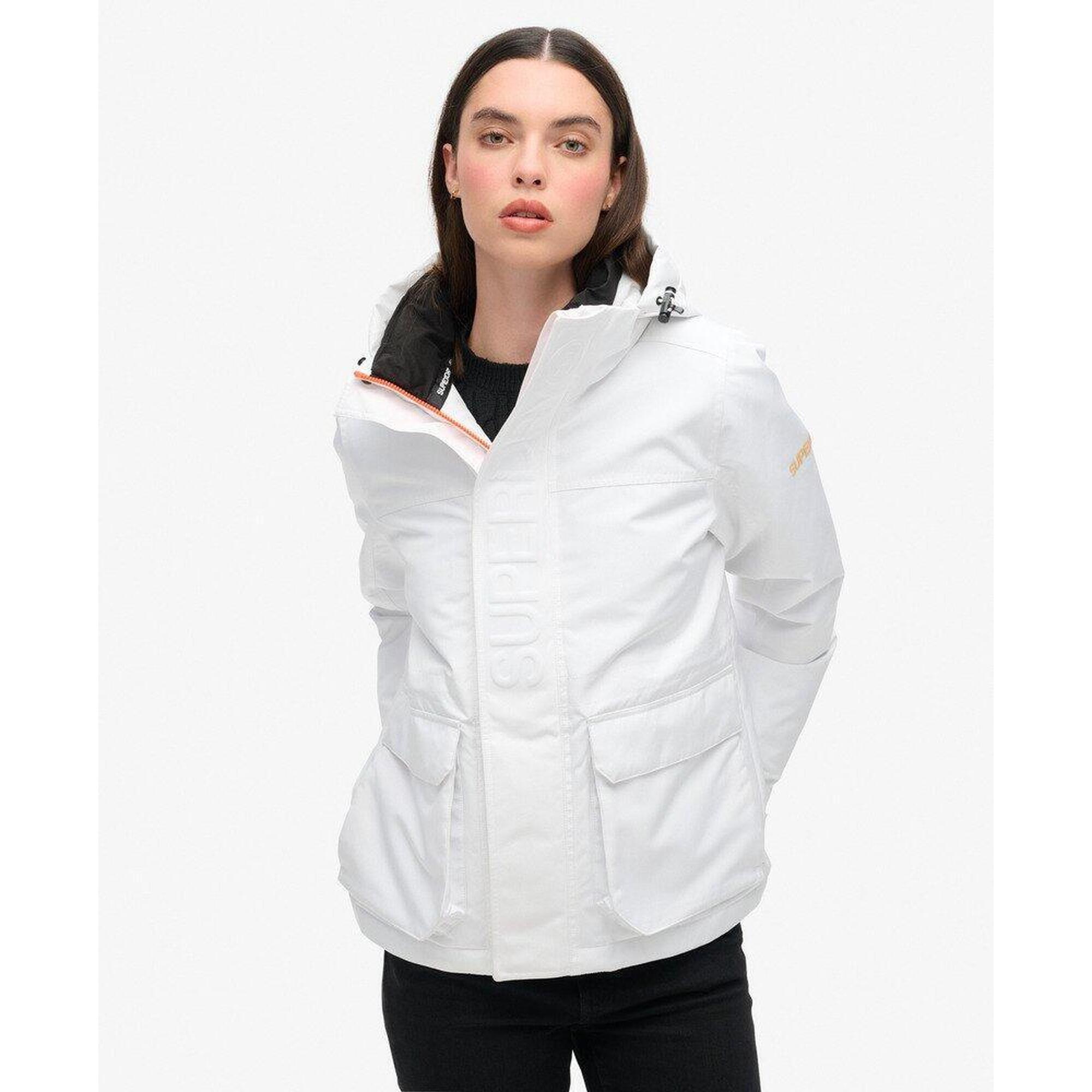 Superdry - Veste Coupe-vent Ultime À Capuche - Maillot Manches Longues - Blanc - Decathlon