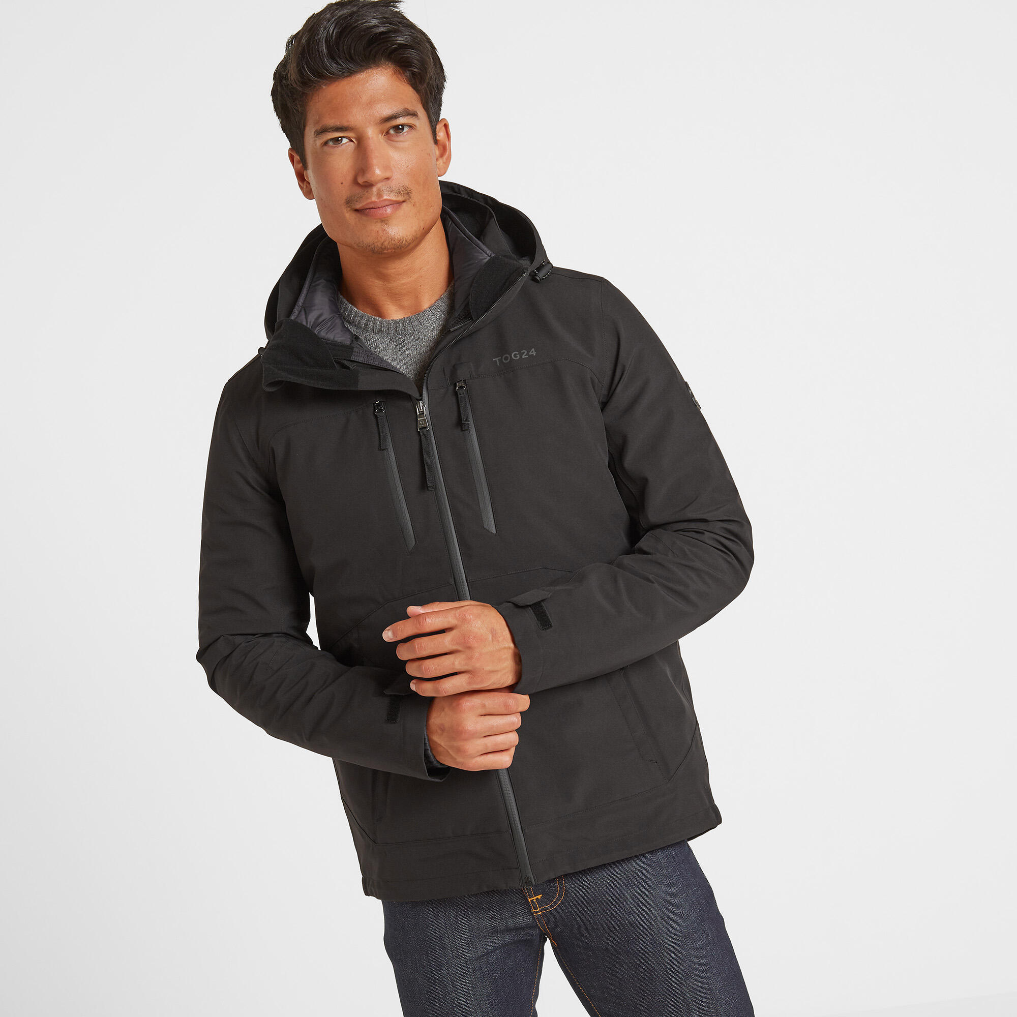 TOG24 Denton Mens Waterproof 3-in-1 Jacket