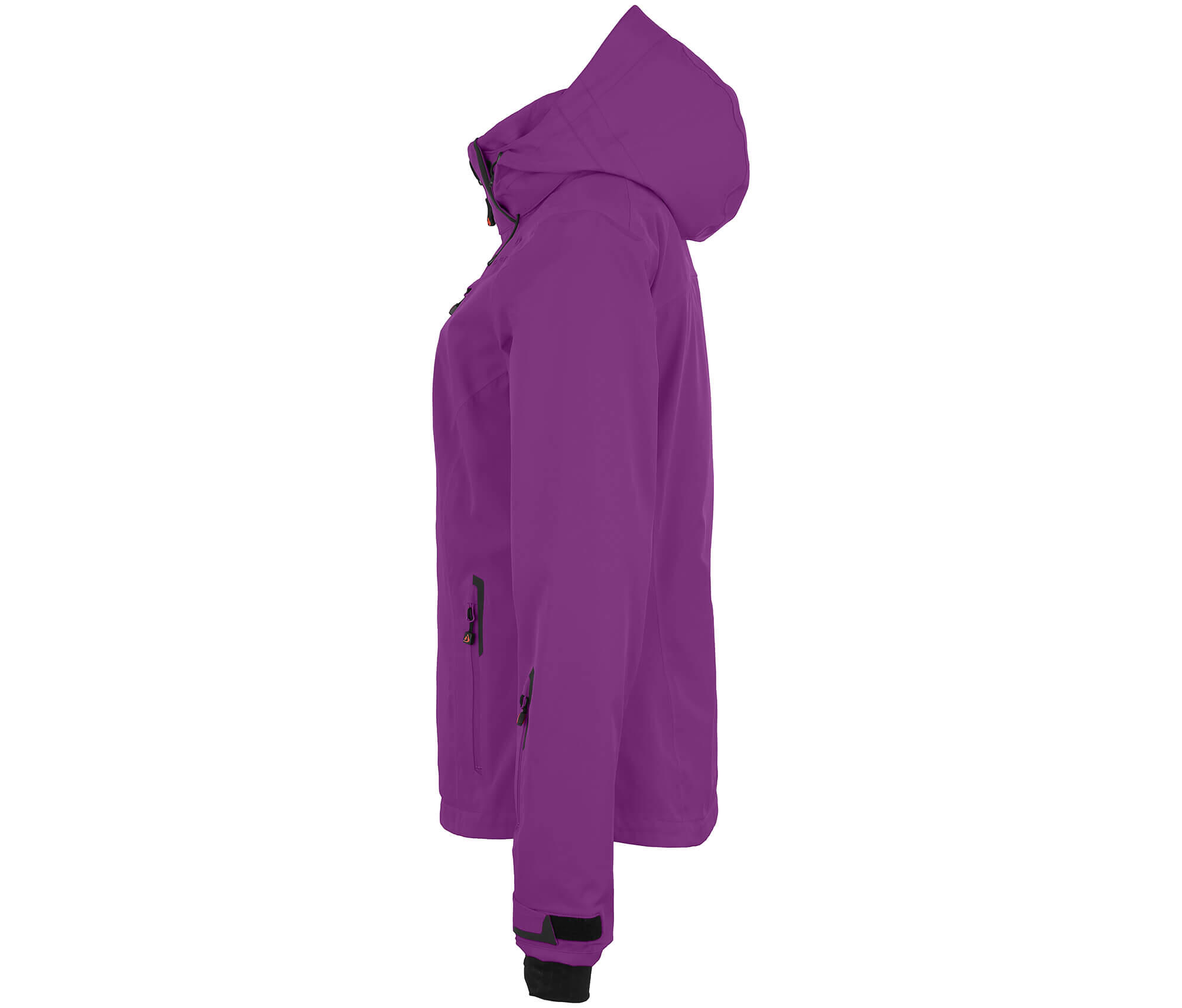 Damen Skijacke & Outdoorjacke gefüttert, 20000 mm Wassersäule Violett 3/4