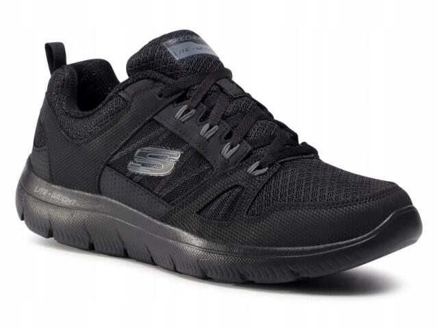 BUTY męskie SKECHERS SUMMITS 232069-BBK czarne 45,5 3/7