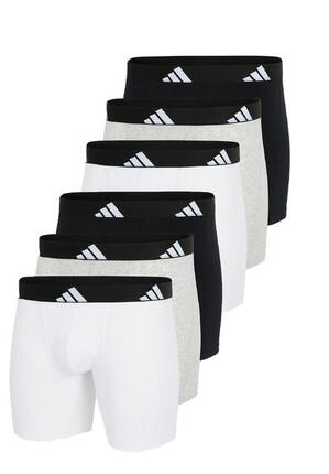 Adidas Basic Boxer Brief Men Herren Unterhose Shorts Unterwäsche 6er Pack