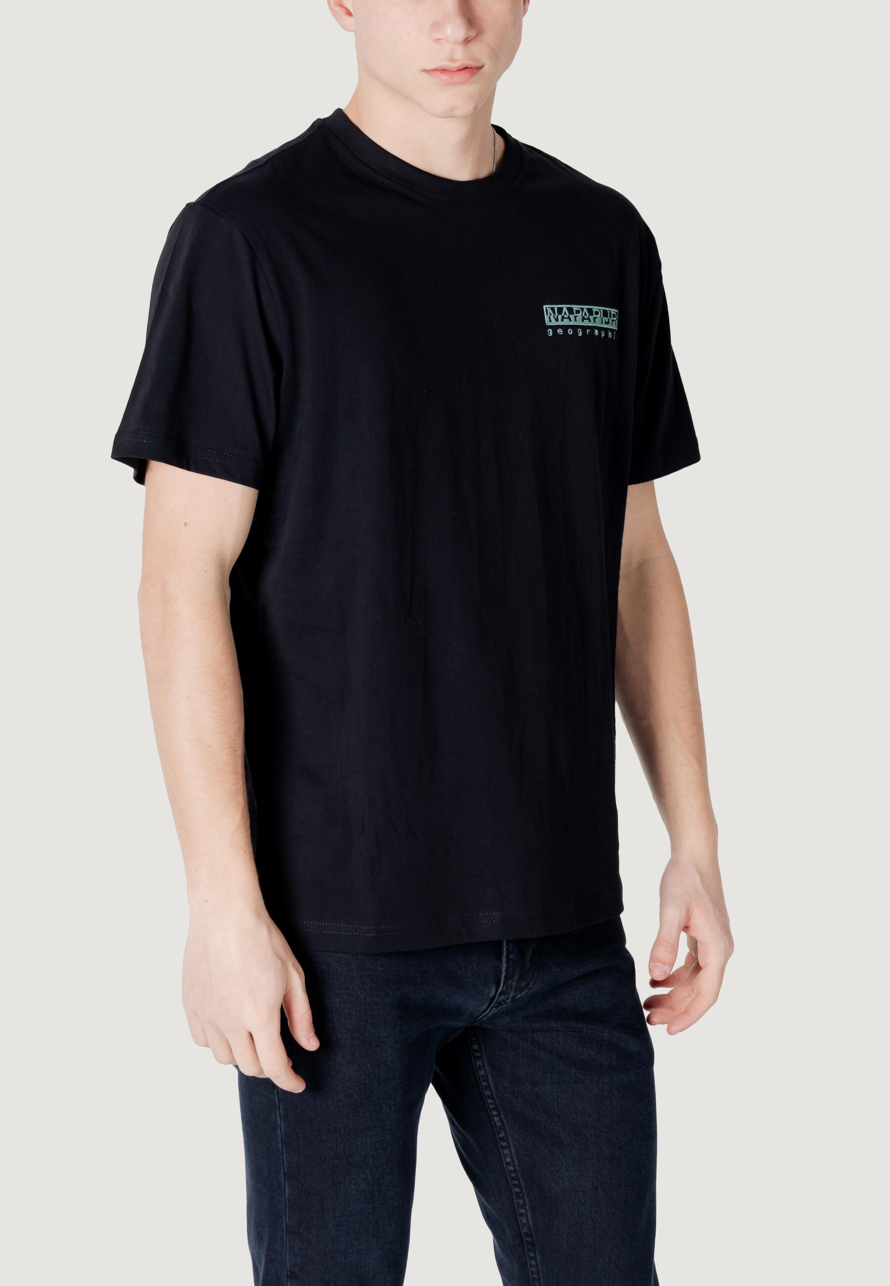 T-shirt e Polo Uomo S-VIGNONI BACK SS Nero 3/4