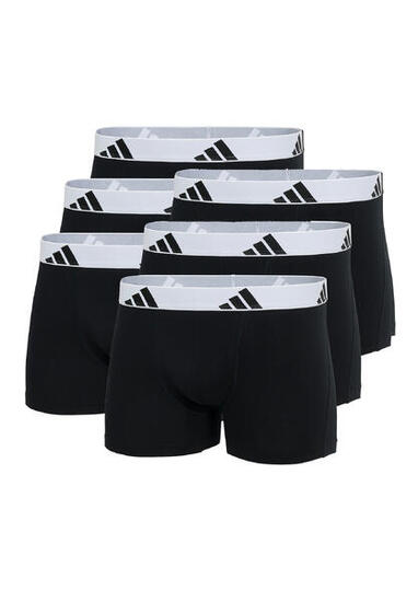 Adidas Basic Boxer Trunk Men Herren Unterhose Shorts Unterwäsche 6er Pack