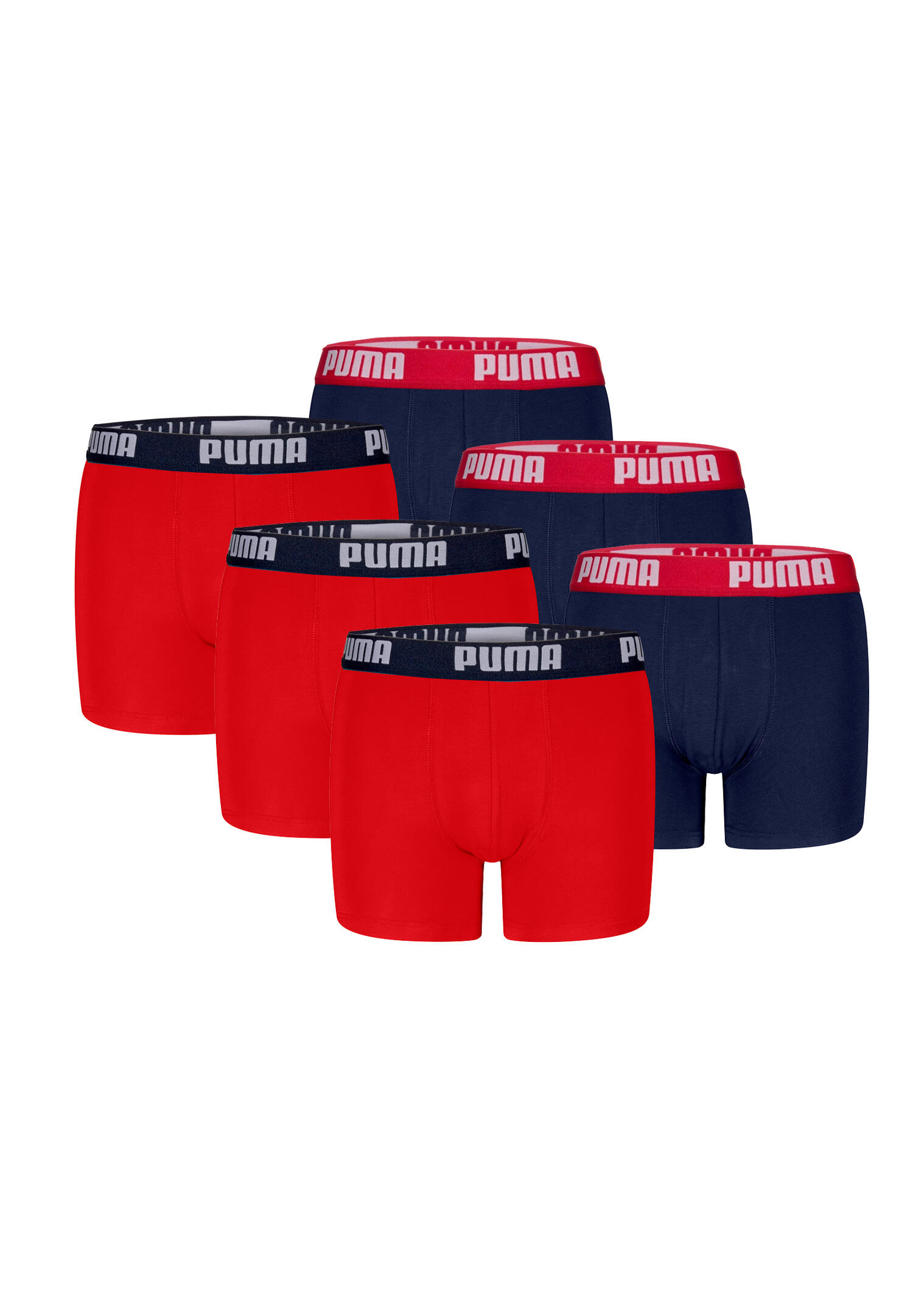 PUMA Puma Boxershorts Jungen Kinder Unterhose Unterwäsche 6 er Pack