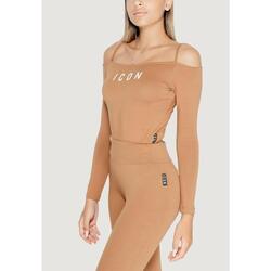 t-shirt manches longues FEMME marron