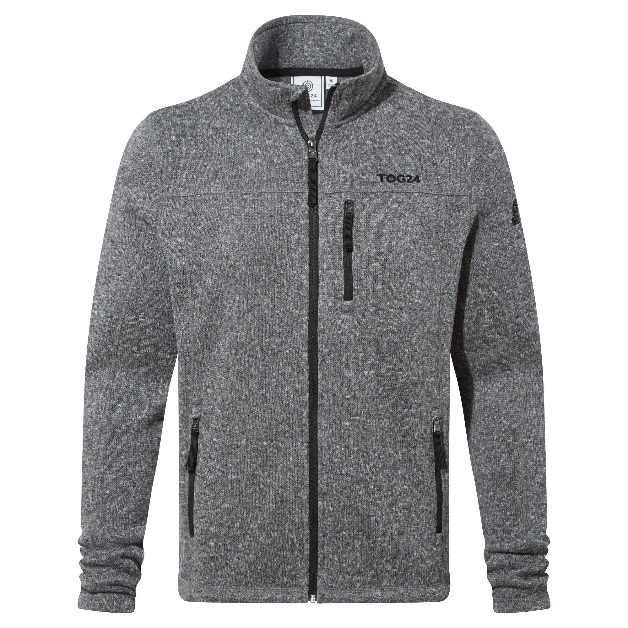 Cresswell Mens Knitlook Fleece Jacket 4/4