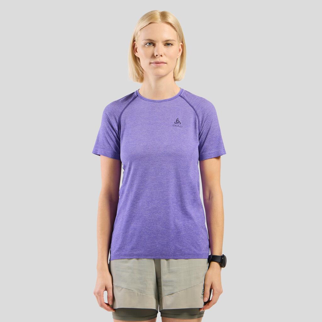 Women's Running T-Shirt Odlo Essentials Seamless Violet