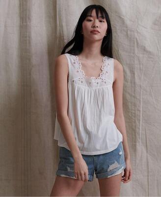 Top van kant van katoen modal superdry