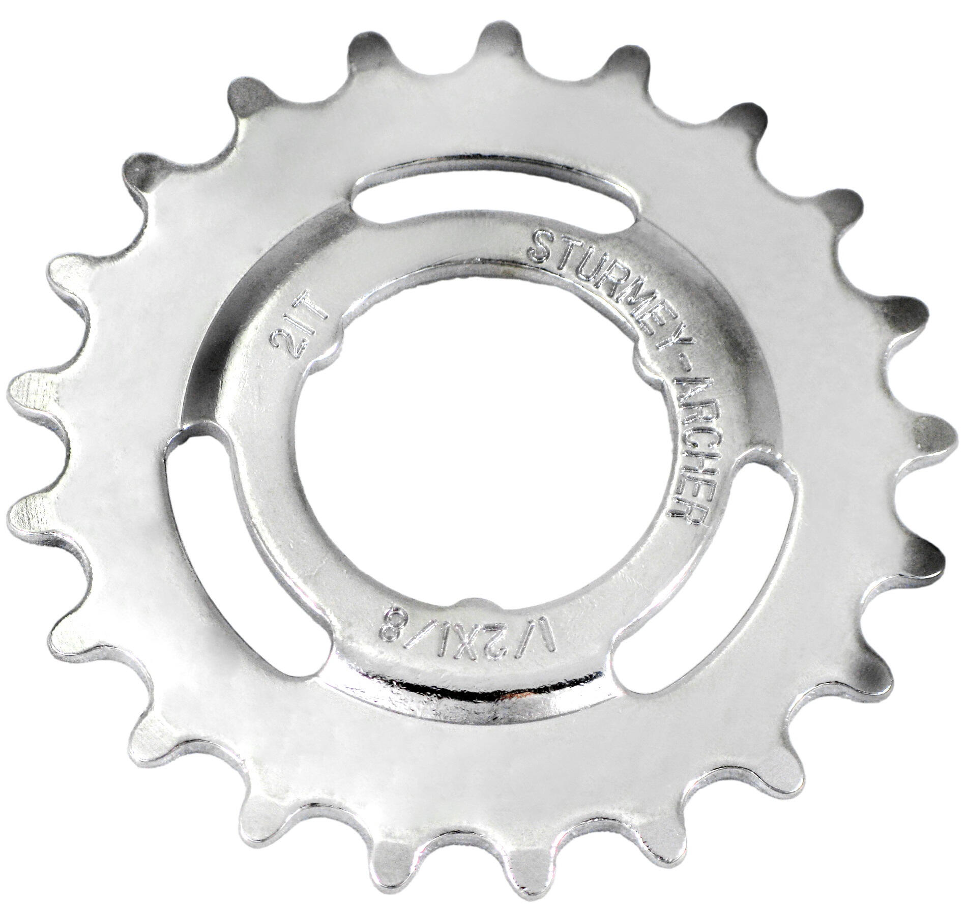 Engranaje Sturmey Archer 21T - Cromo 1/8 2/2
