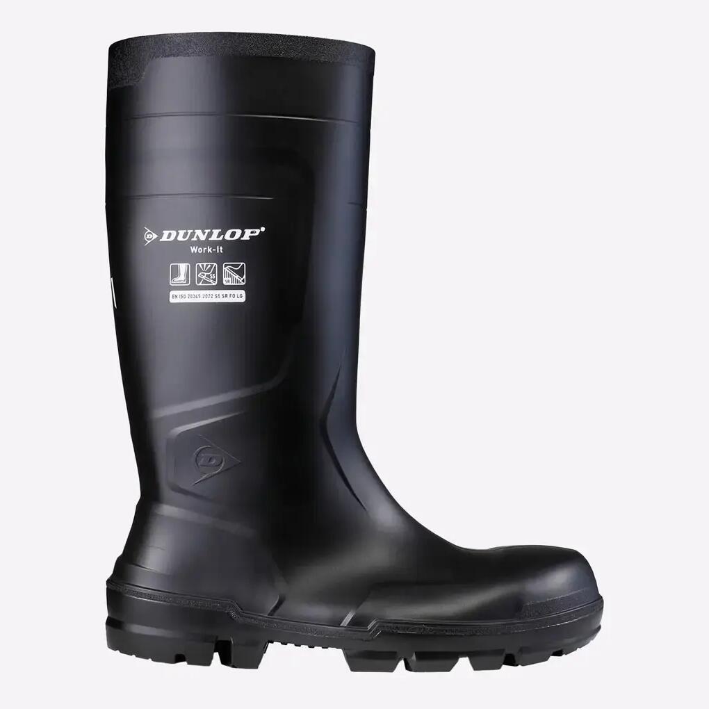 Dunlop Work-It Full Safety Wellington Black Euro 37 Black