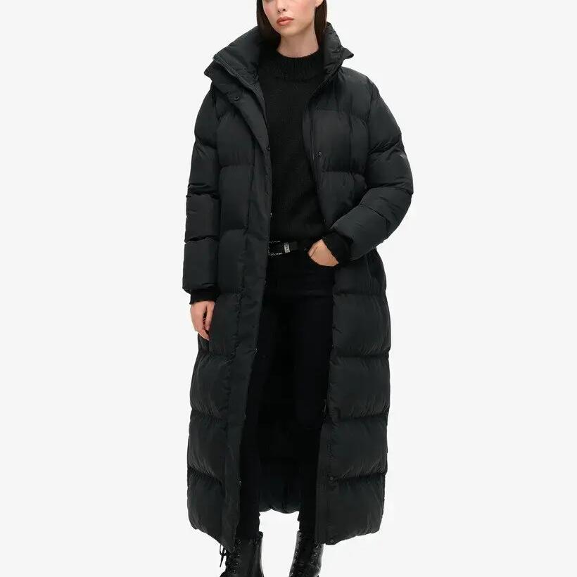 Superdry Maxi Longline Padded-Black