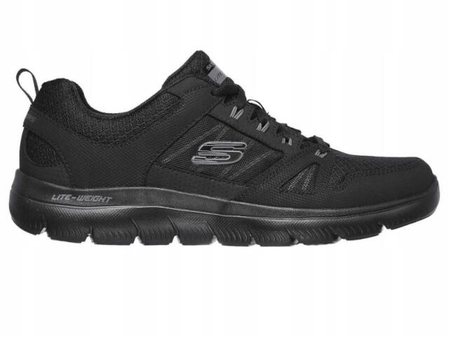 BUTY męskie SKECHERS SUMMITS 232069-BBK czarne 45 3/7
