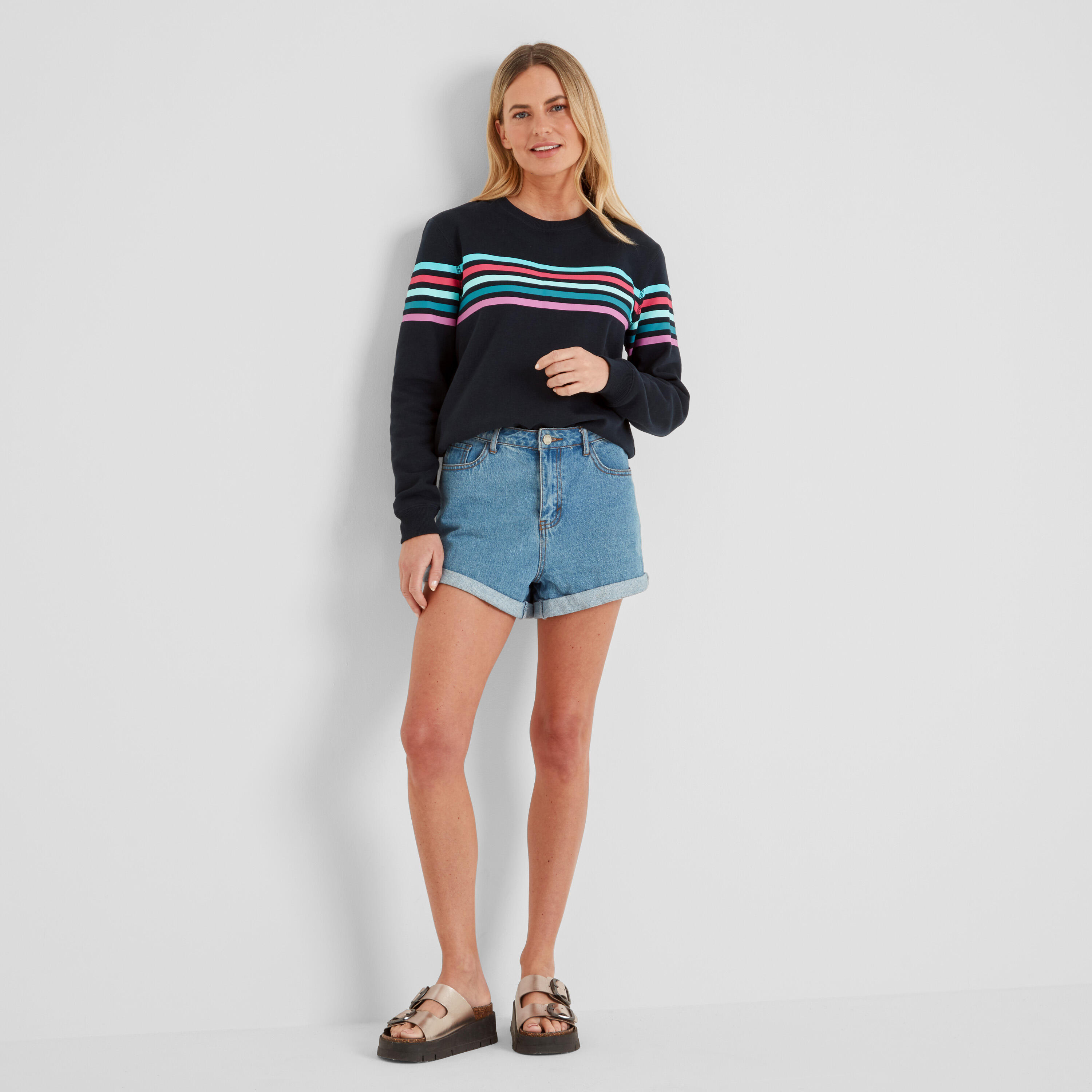 Arianna Womens Sweatshirt 3/4