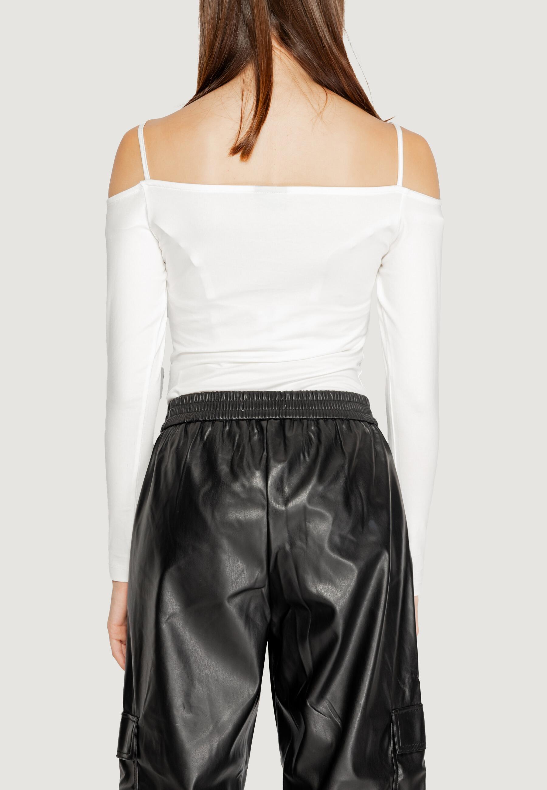 t-shirt manches longues  FEMME blanc 3/5