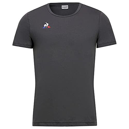 LE COQ SPORTIF Le Coq Sportif T-shirt a Maniche Corte, Uomo, Grigio (Magnet), L