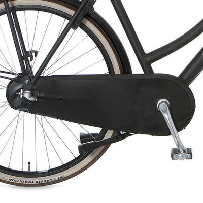 Cortina kettingkast lakdoek u4 jet zwart mat 3v zw strip