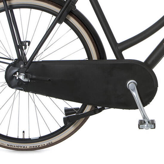 Cortina Chain Guard Lack Tuch U4 Jet Black Matte 3V ZW Streifen