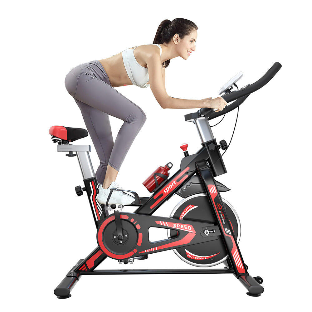 Stationary Exercise Bike with 8KG Flywheel & LCD Monitor 2/7