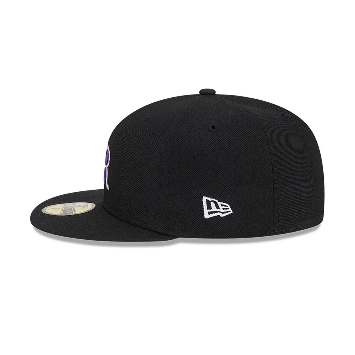 New Era 59FIFTY Cap Colorado Rockies Floral Under Visor schwarz 7/7
