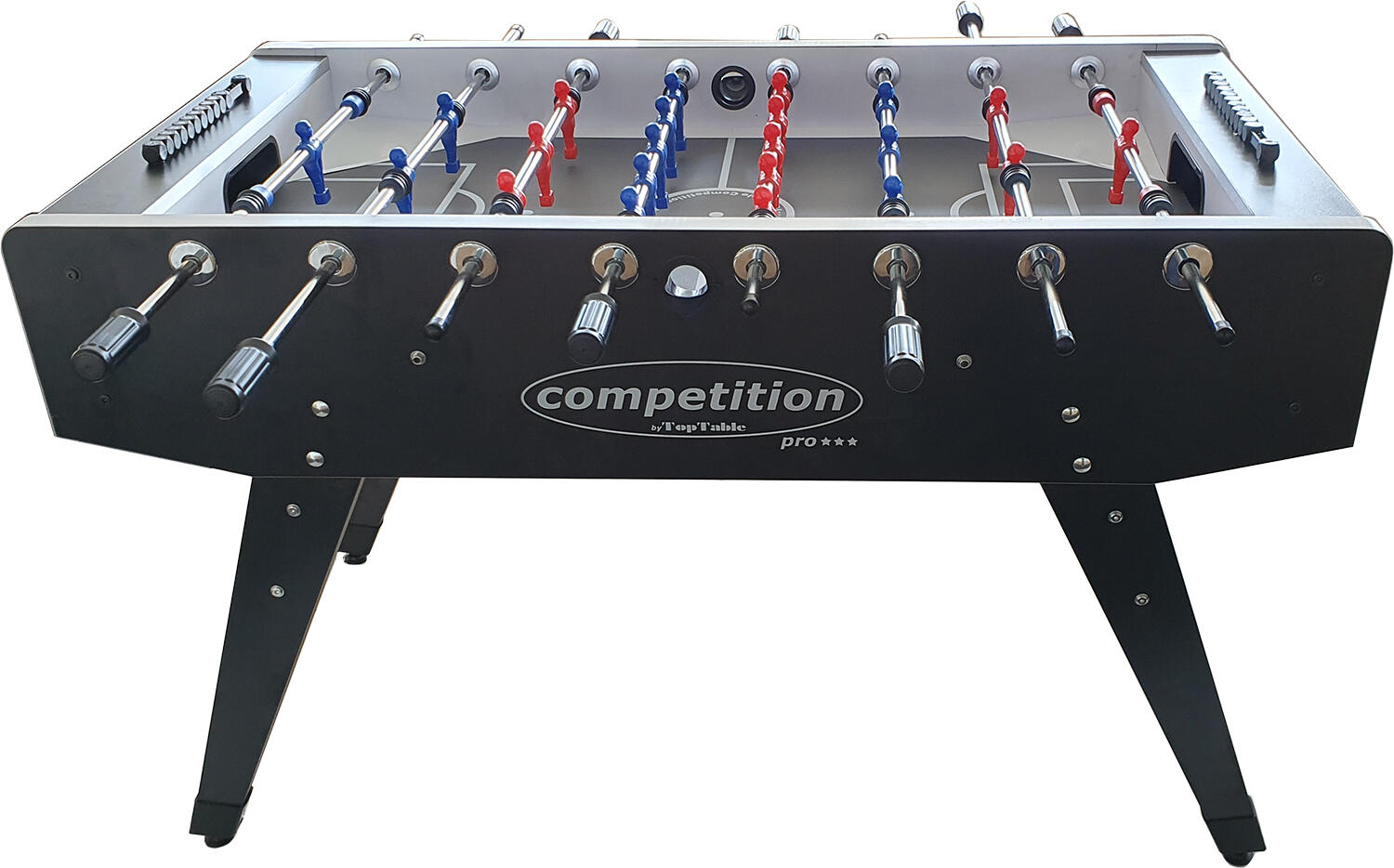 TopTable Competition Pro *** Formica/Metal Line Black w/molded players Folding 3/6
