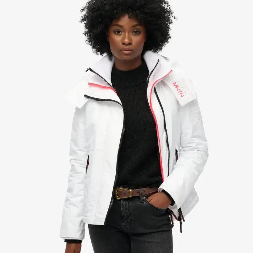 Women's hooded waterproof jacket Superdry Mountain