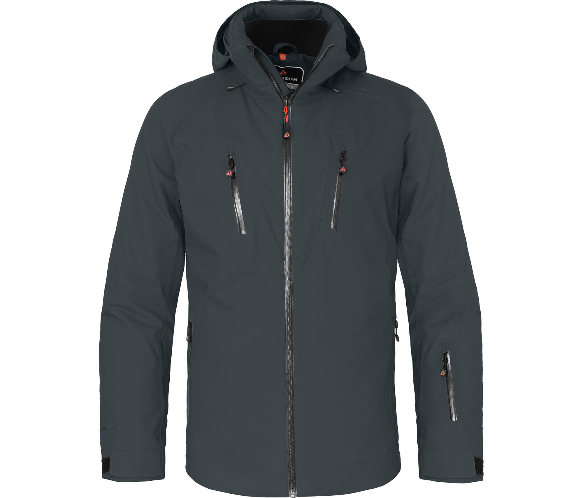 BERGSON Skijacke & Winterjacke wattiert 20000 mm Wassersäule Grau
