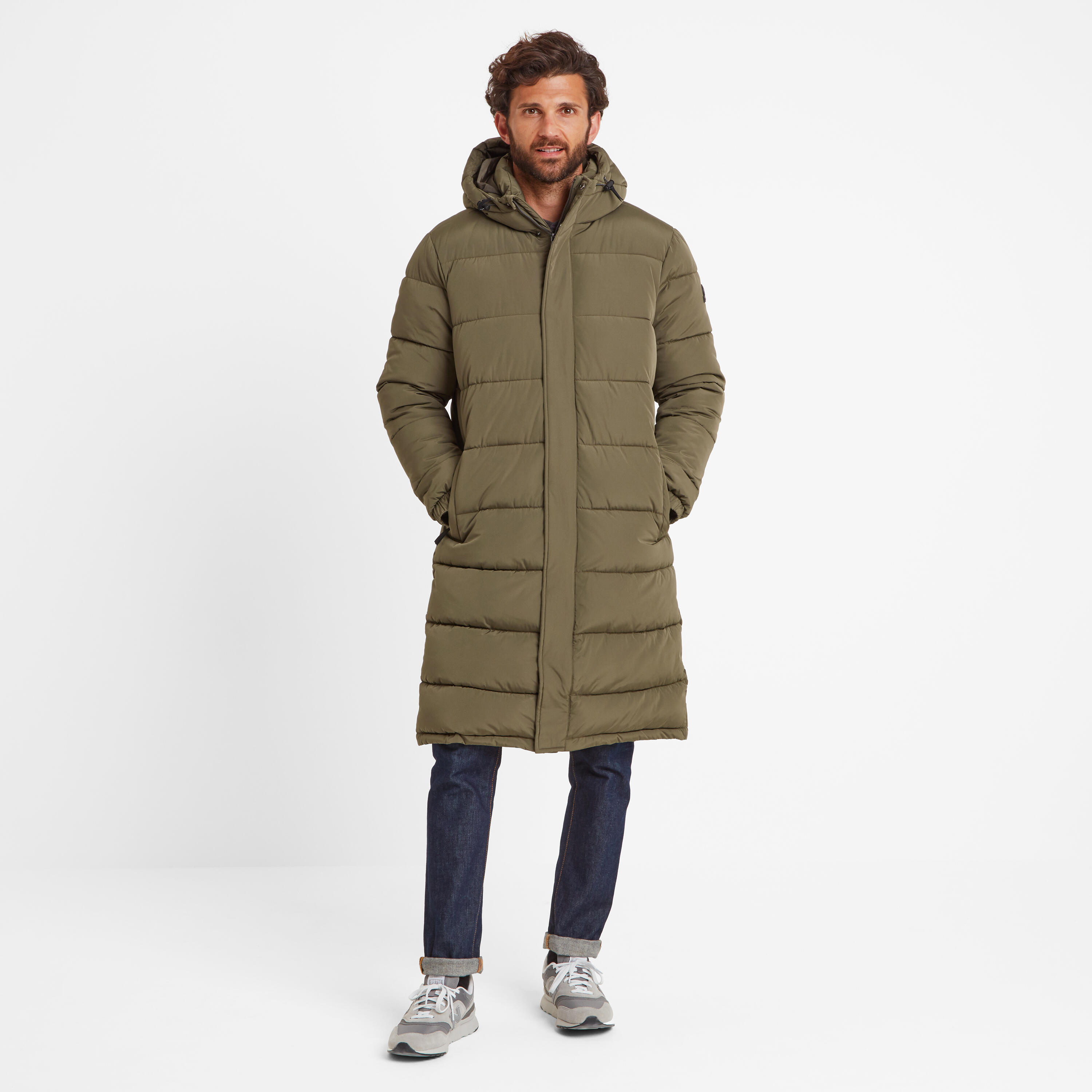 Langrick Mens Long Padded Jacket 3/4