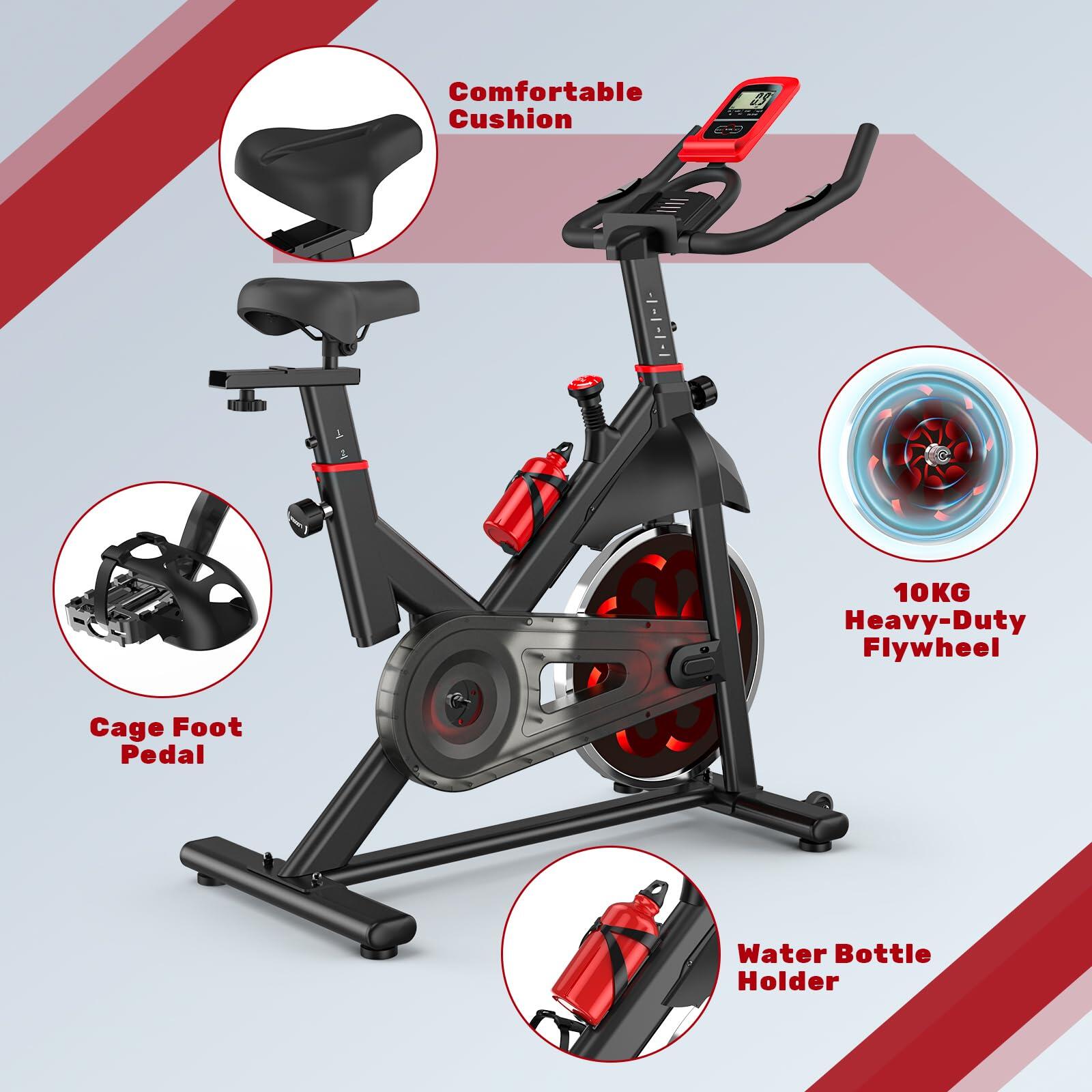 Cycling Bike – Silent Flywheel, LCD Monitor, Adjustable Seat 2/6