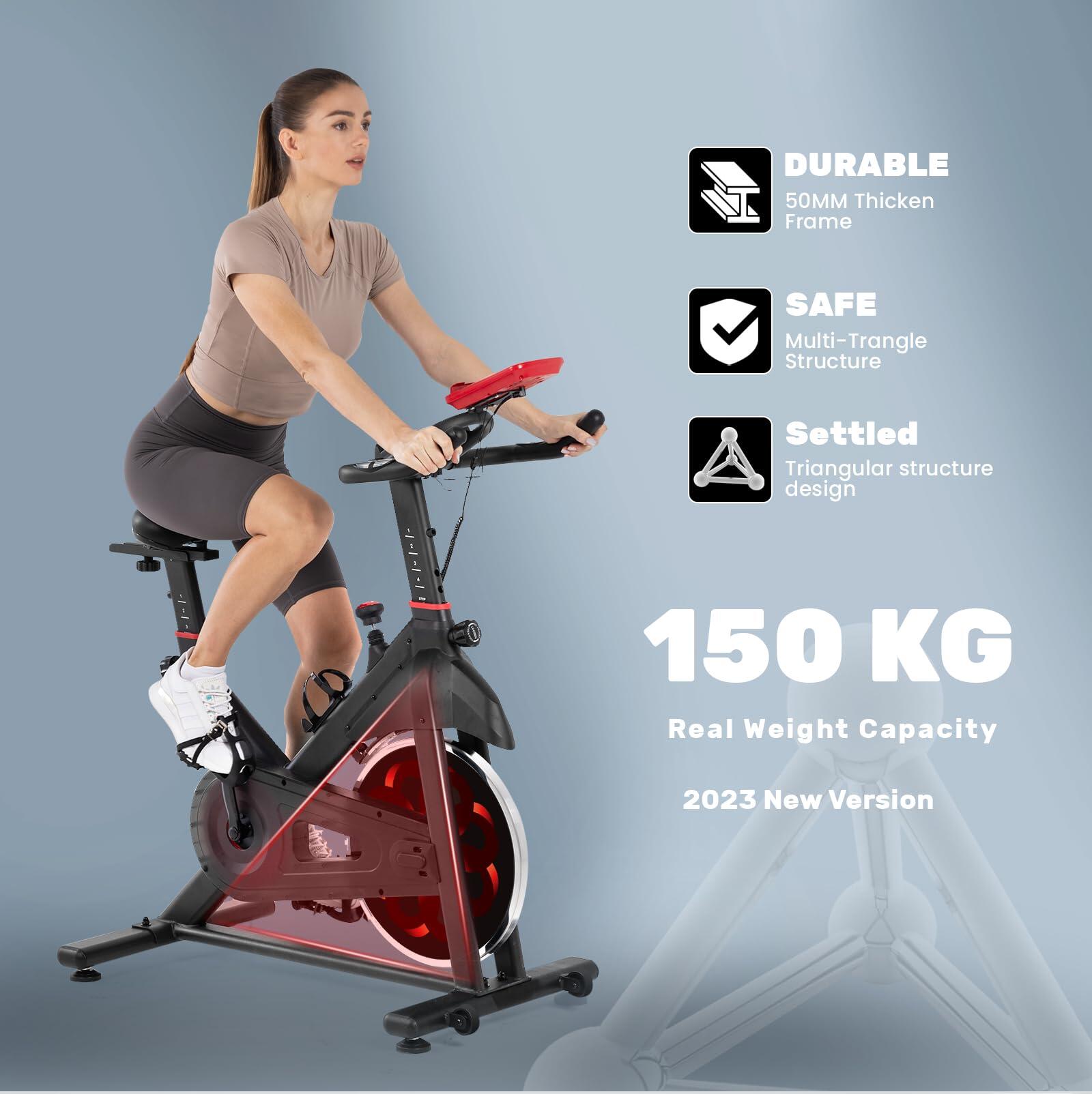 Cycling Bike – Silent Flywheel, LCD Monitor, Adjustable Seat 6/6