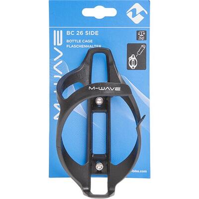 M-wave bidonhouder bc 26 side zwart