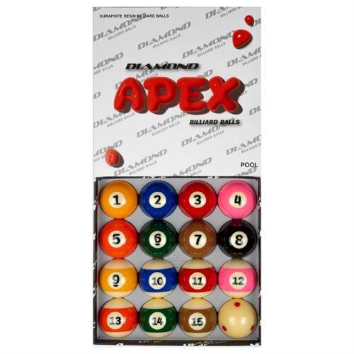 CHAMPION BILJARDS Diamond Apex Fenolhars Poolballen Traditioneel 57,2mm - Phenolic Pool Balls