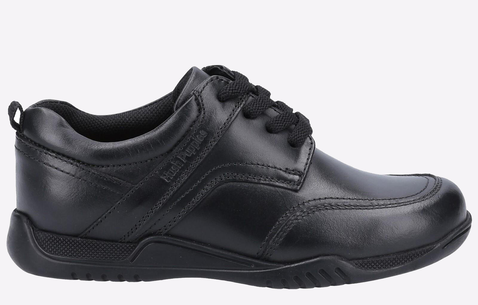Hush Puppies Harvey Junior Boys Memory Foam School Shoes 1/4