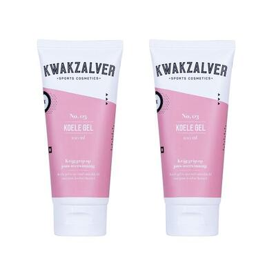 Koele gel. 2x100ml. verkoelende gel voor spierherstel. cooling-down sportgel
