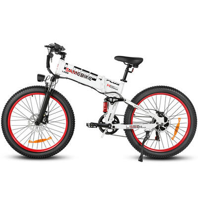 Elektrische fiets samebike lo26-plus met 48v 15ah accu. 26 inch banden