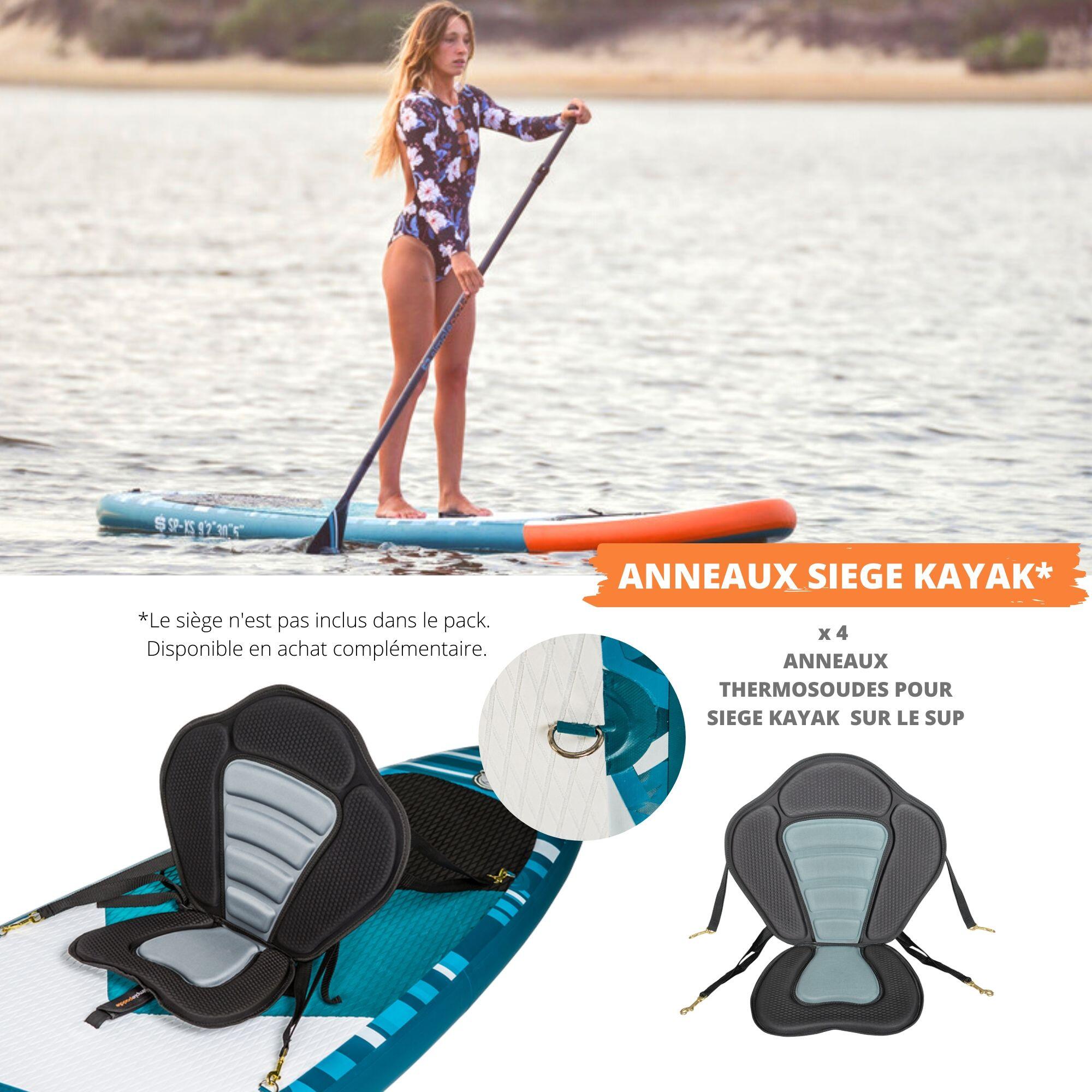 Opblaasbaar Paddle XS 9'2'' (278x 76x 13cm) met peddel, leash, pomp en draagtas 6/7