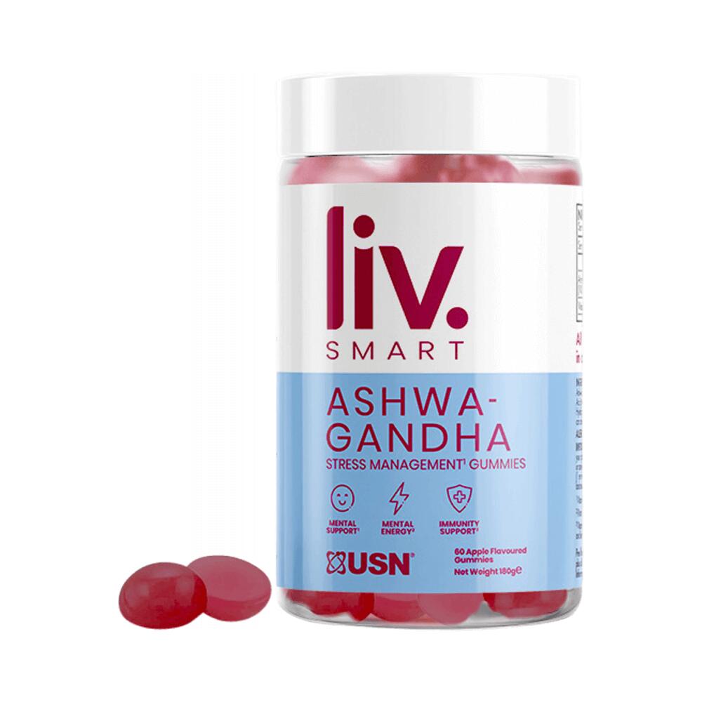 Usn - Usn Liv.smart Ashwagandha Gummies (60) Apple - Vitamines, Minéraux Et Santé - Vitamines - Decathlon