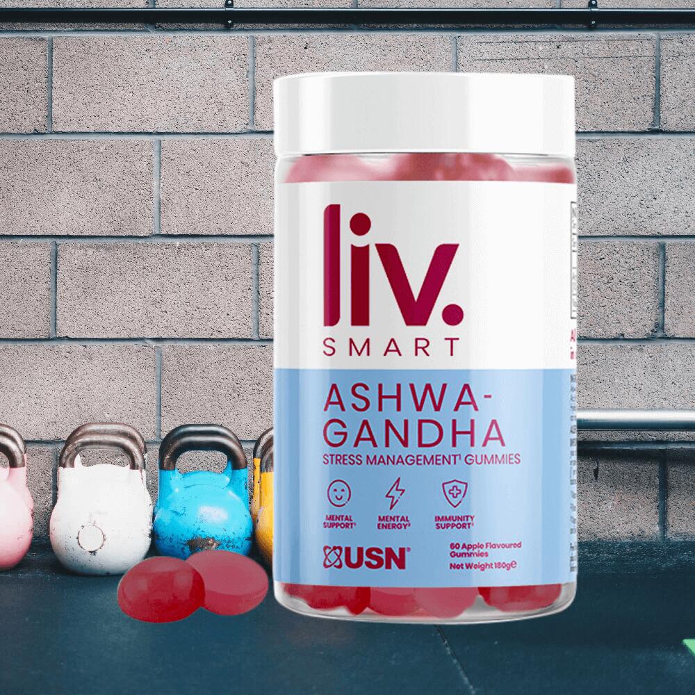 USN Liv.Smart Ashwagandha Gummies (60) Apple - Vitamines, minéraux et santé 2/3