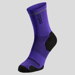 Chaussettes de cyclisme mi-hautes réfléchissantes Ceramicool ODLO
