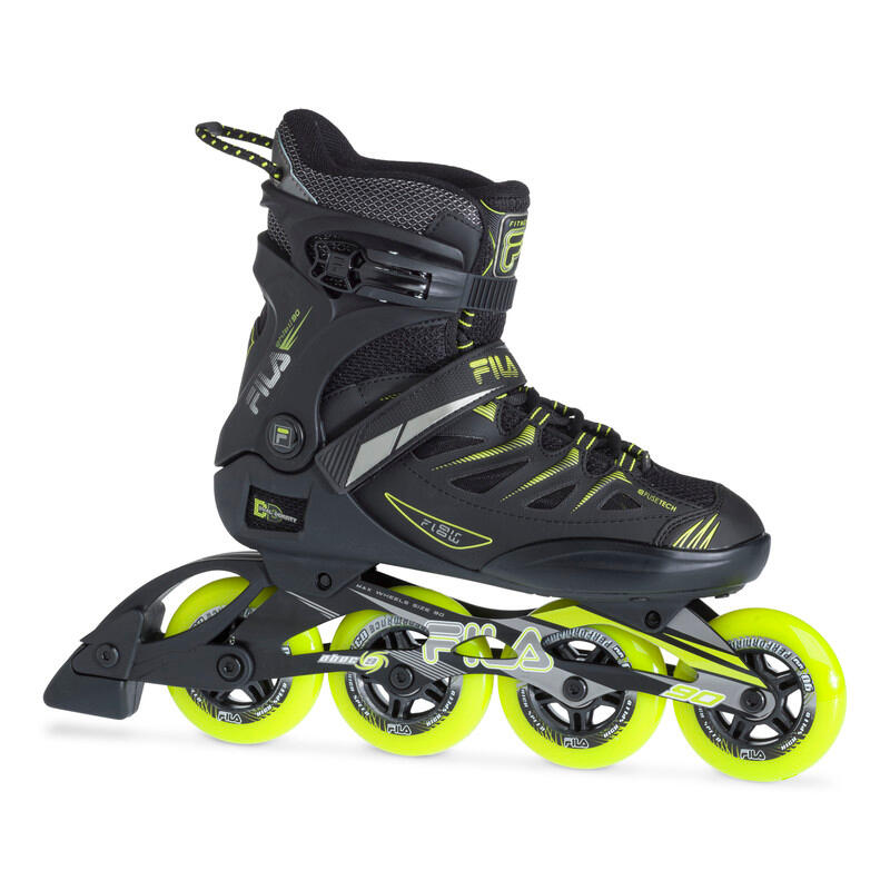 Fitness Inline Skates Volwassen GHIBLI 90 Zwart 3/4