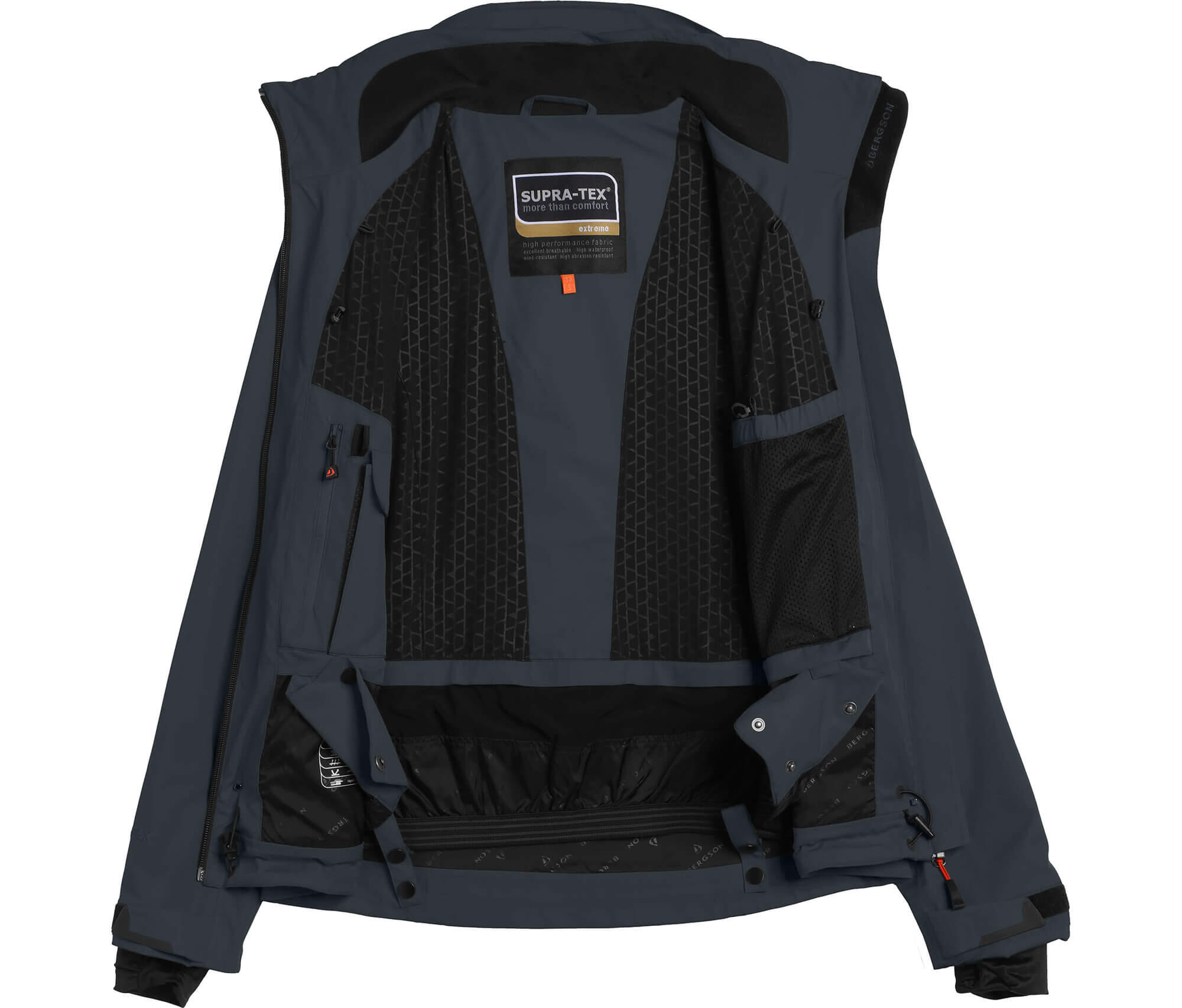 Skijacke & Outdoorjacke gefüttert, 20000 mm Wassersäule grau 4/4