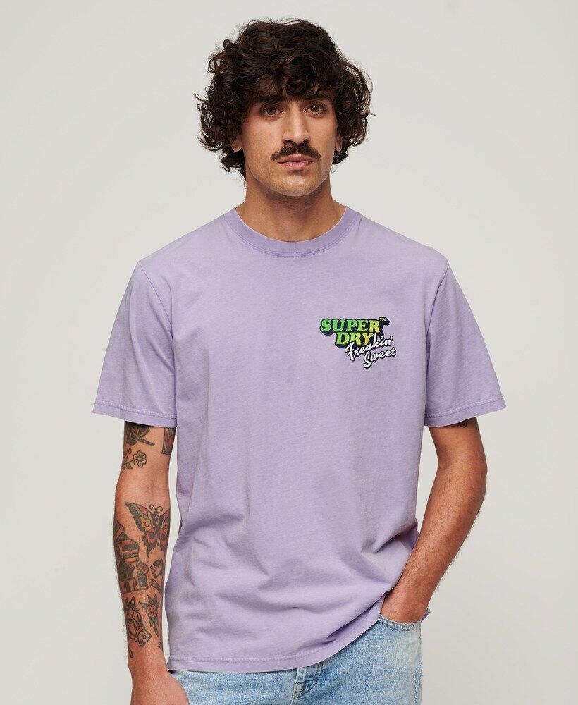 T-shirt ample de voyage néon 1/1