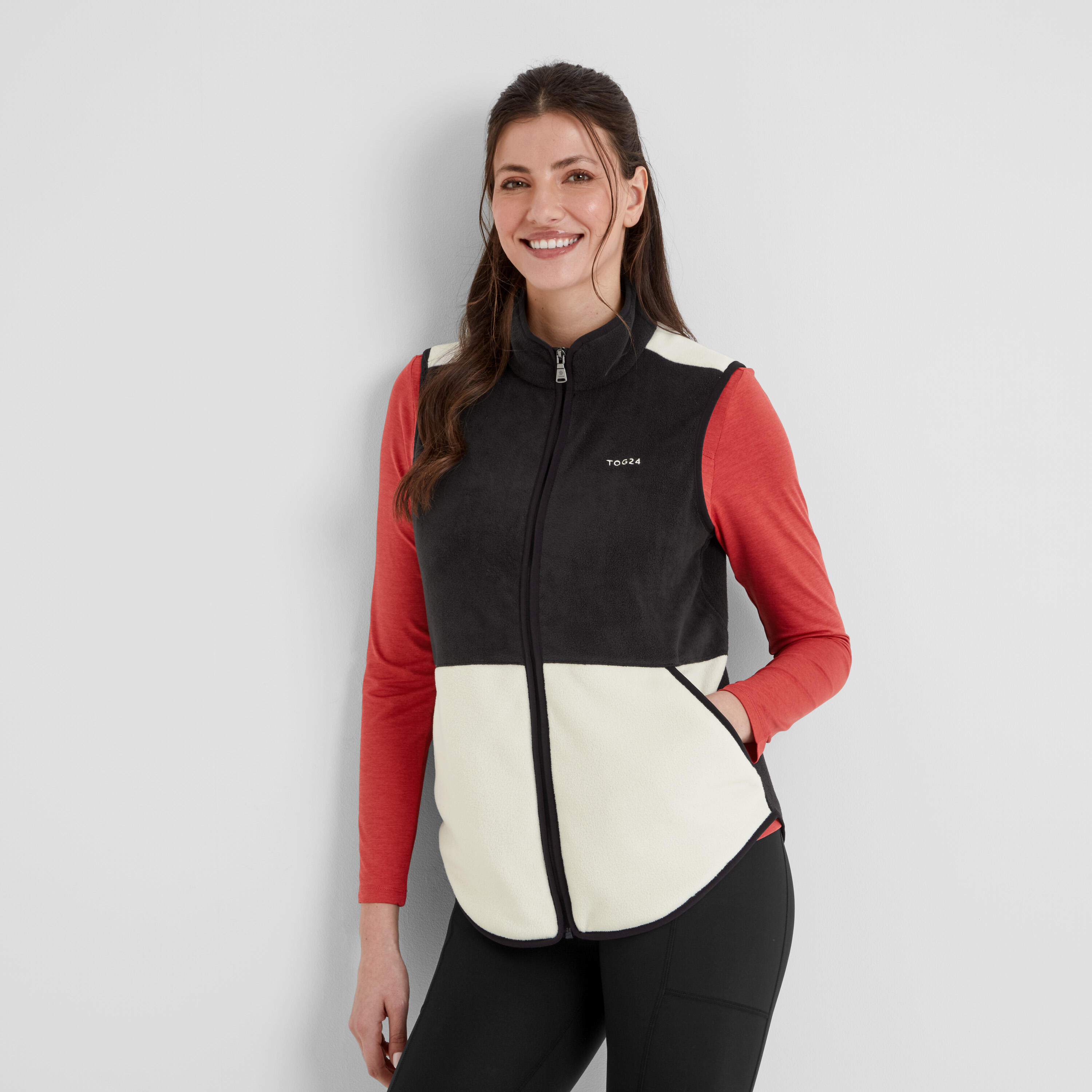 Tog24 Women's Running Body Warmer Fordley Womens Microfleece