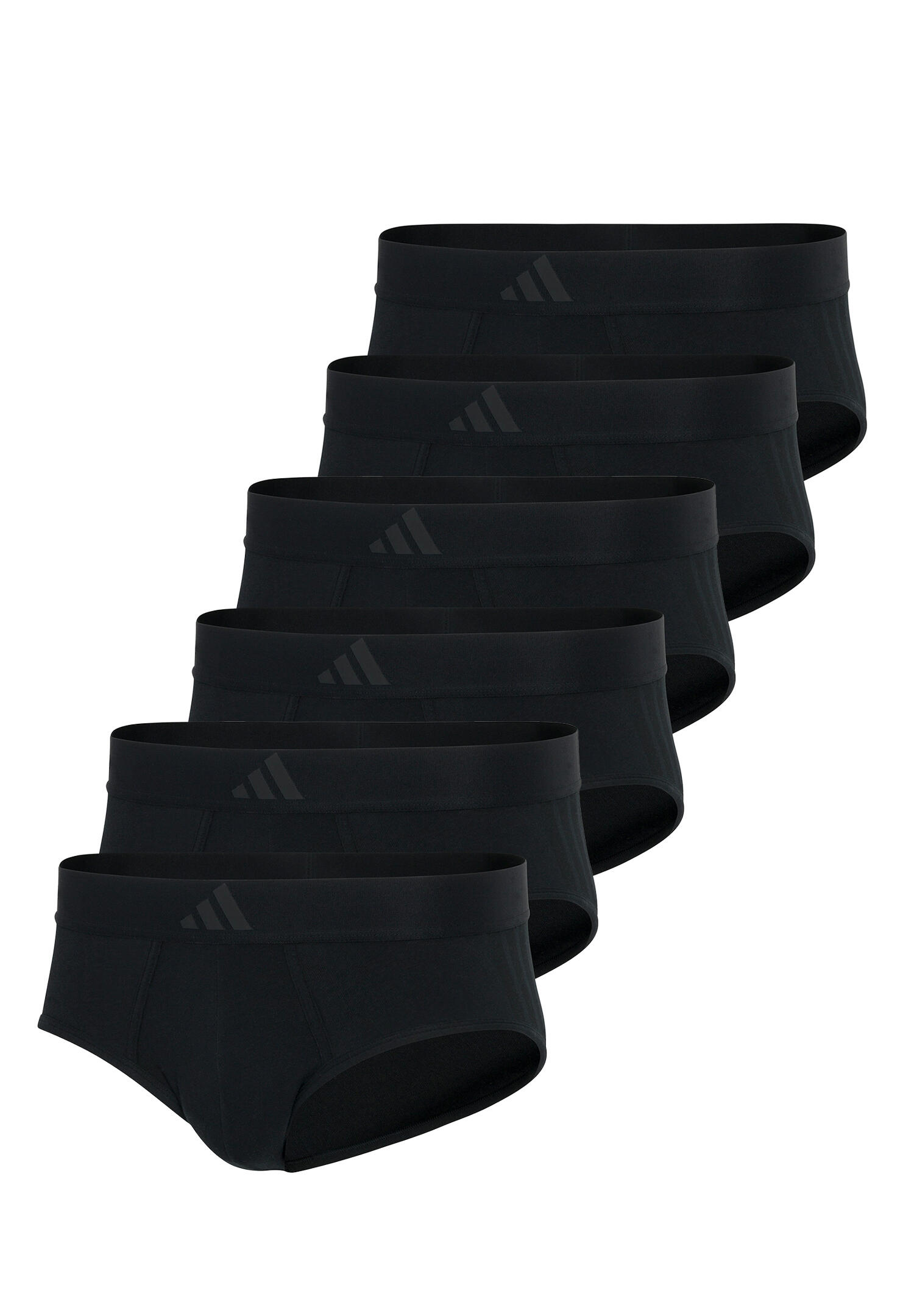 ADIDAS Adidas Basic Brief Men Herren Unterhose Slip Unterwäsche 6er Pack
