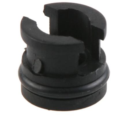 Lezyne Gummiverschlusskappe Rubber Flap, Schwarz