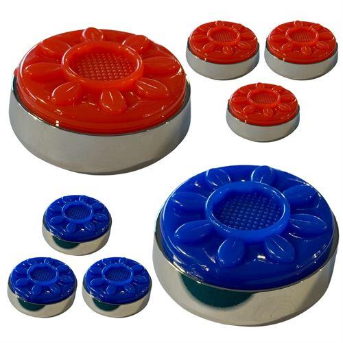 Lexor Shuffleboard Pucks Pro 58.5mm set 4x Blue and 4x Red 2/2